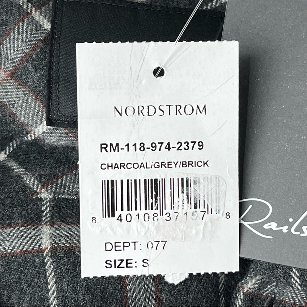 RAILS NWT MEN’S LENNOX BRUSHED REGULAR FIT PLAID LONG SLEEVE BUTTON DOWN SHIRT - Picture 7 of 16
